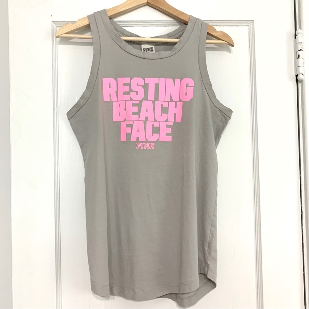 Victoria’s Secret PINK “Resting Beach Face” Tank